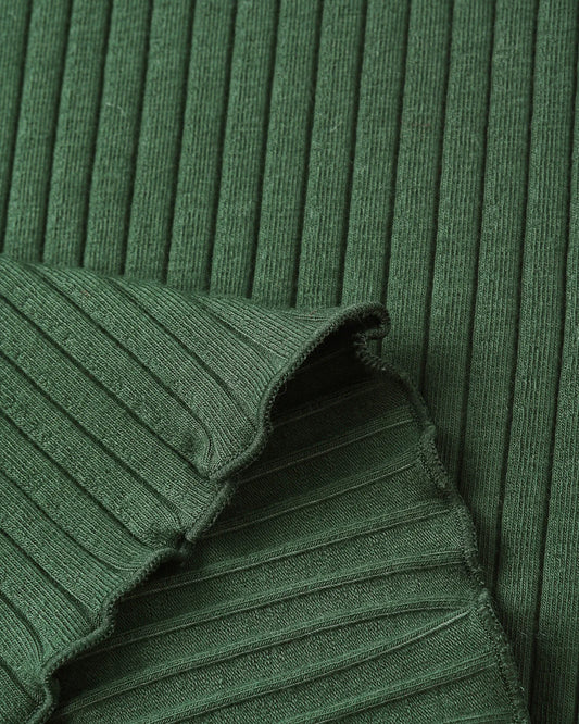 R+C Ribbed Long Sleeve Tee - Green