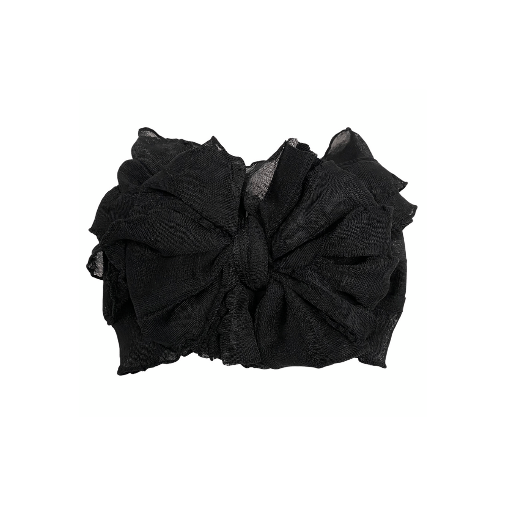 RR Ruffle Headband - Black