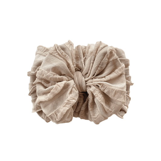 RR Ruffle Headband - Champagne