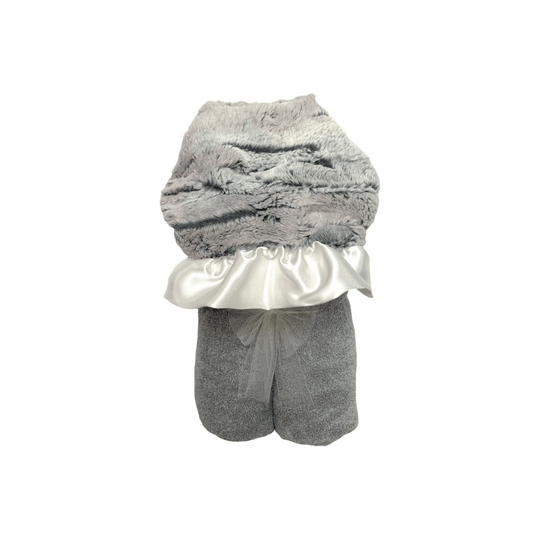 RR Hooded Towel - Silver Snowfox