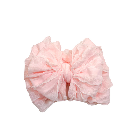 RR Ruffle Headband - Perfect Pink