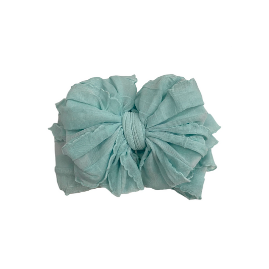 RR Ruffle Headband - Seafoam