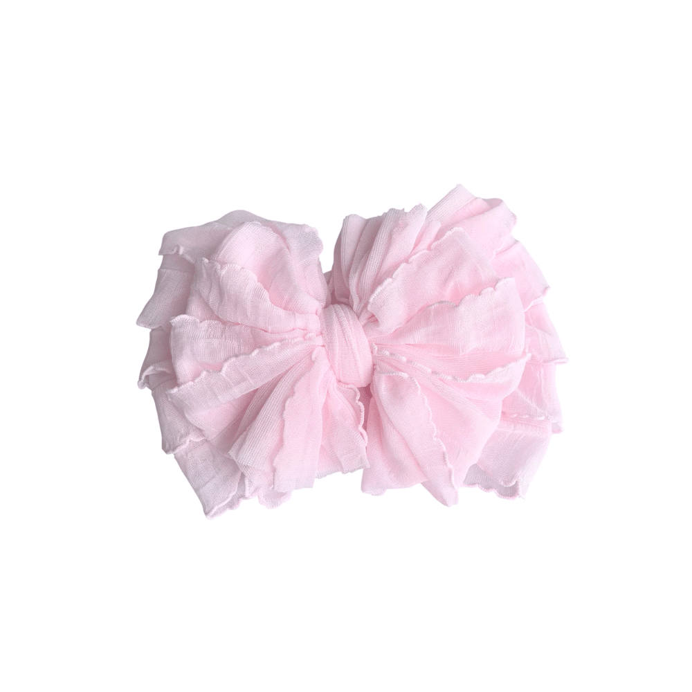 RR Ruffle Headband - Sweet Pink