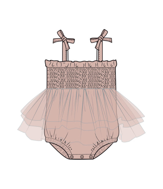 AD Tutu Bubble - Rose Smoke