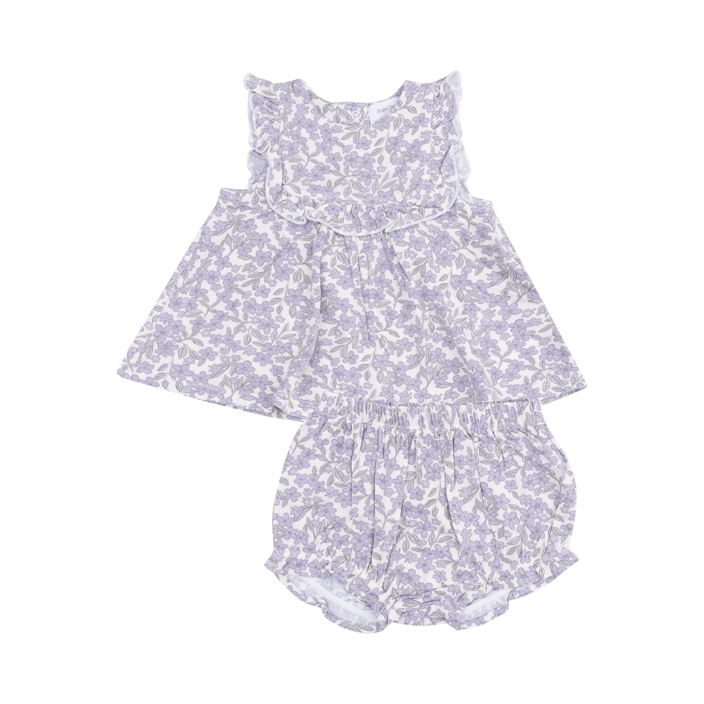 AD Ruffle Top & Bloomer - Forget Me Not