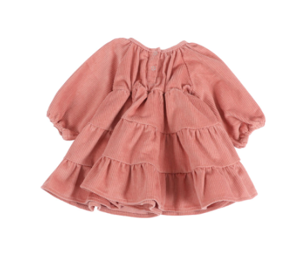 Corduroy Dress - Dusty Rose