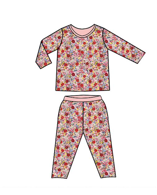 Florals Pink Pajama