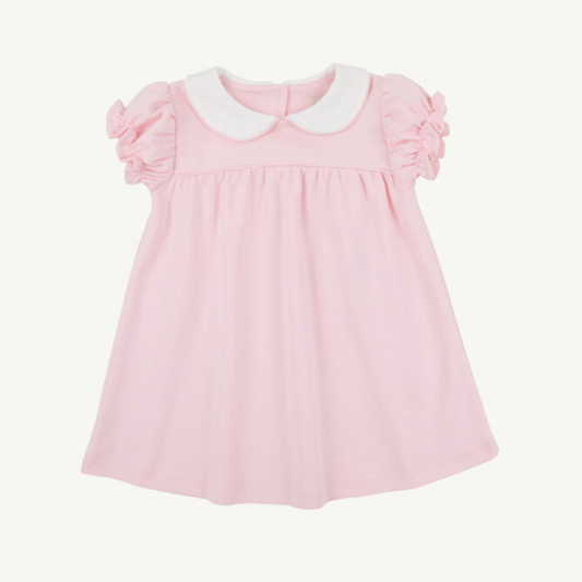 Holly Day Pima Dress - PInk/White