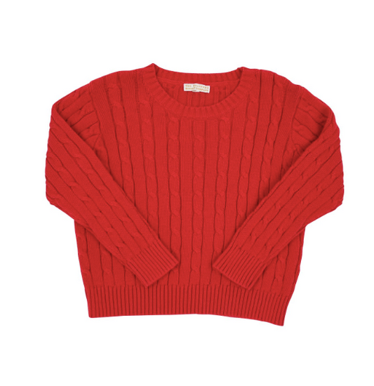Crawford Crew Sweater- Red