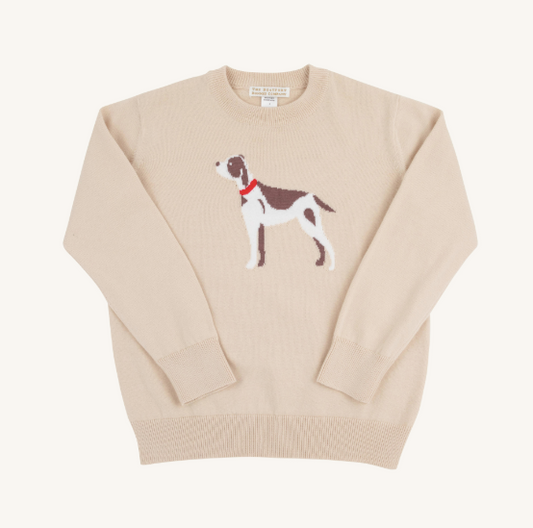 Isaac's Sweater- Oatmeal Dog
