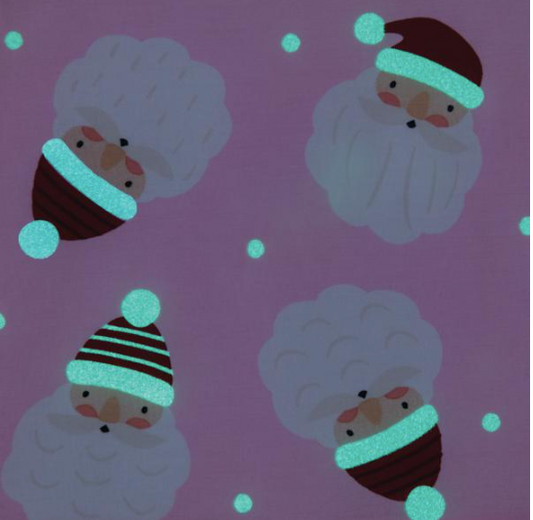 Pink Santa Glow in Dark PJ