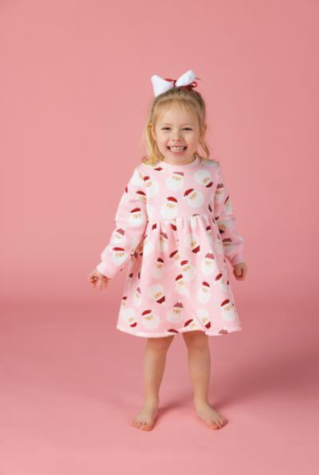Printed Santa Dress