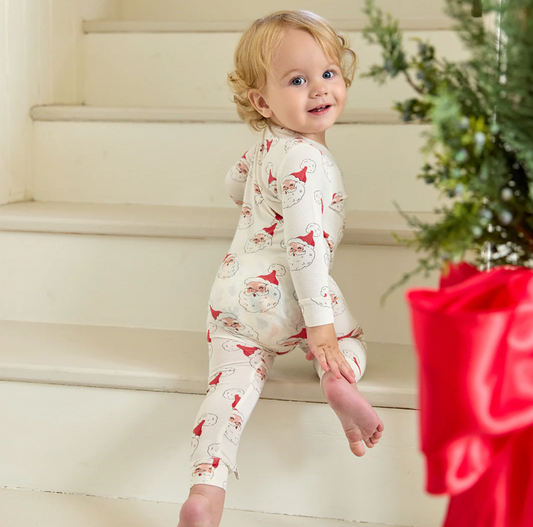 Baby Romper- Small Santas