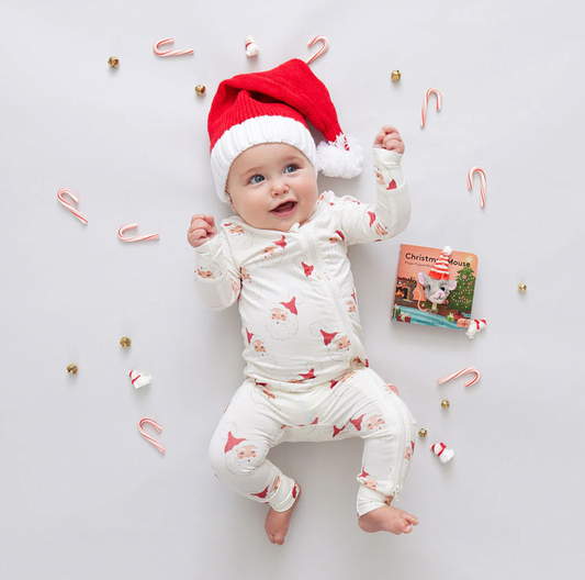 Baby Romper- Small Santas