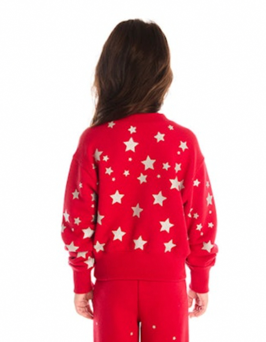 Starry Night Pullover - Red