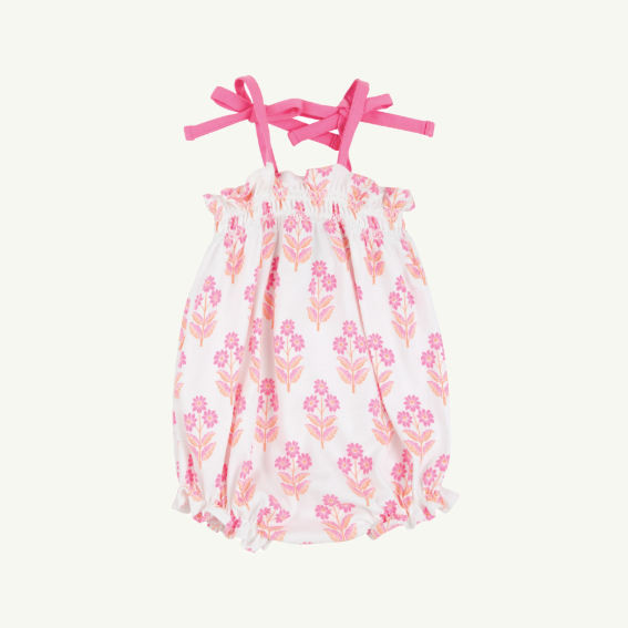 Rosey Romper- Pink Bridgetown Harbour