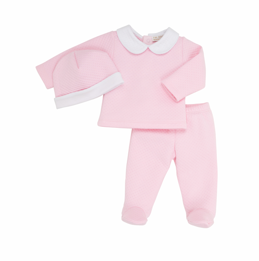 Harts Hold Me Set- Pink Pima