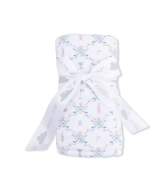 AD Swaddle - Golf Trellis Pink