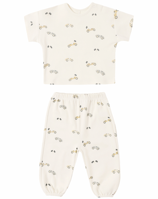 Jersey Tee + Pant Set - Race Car