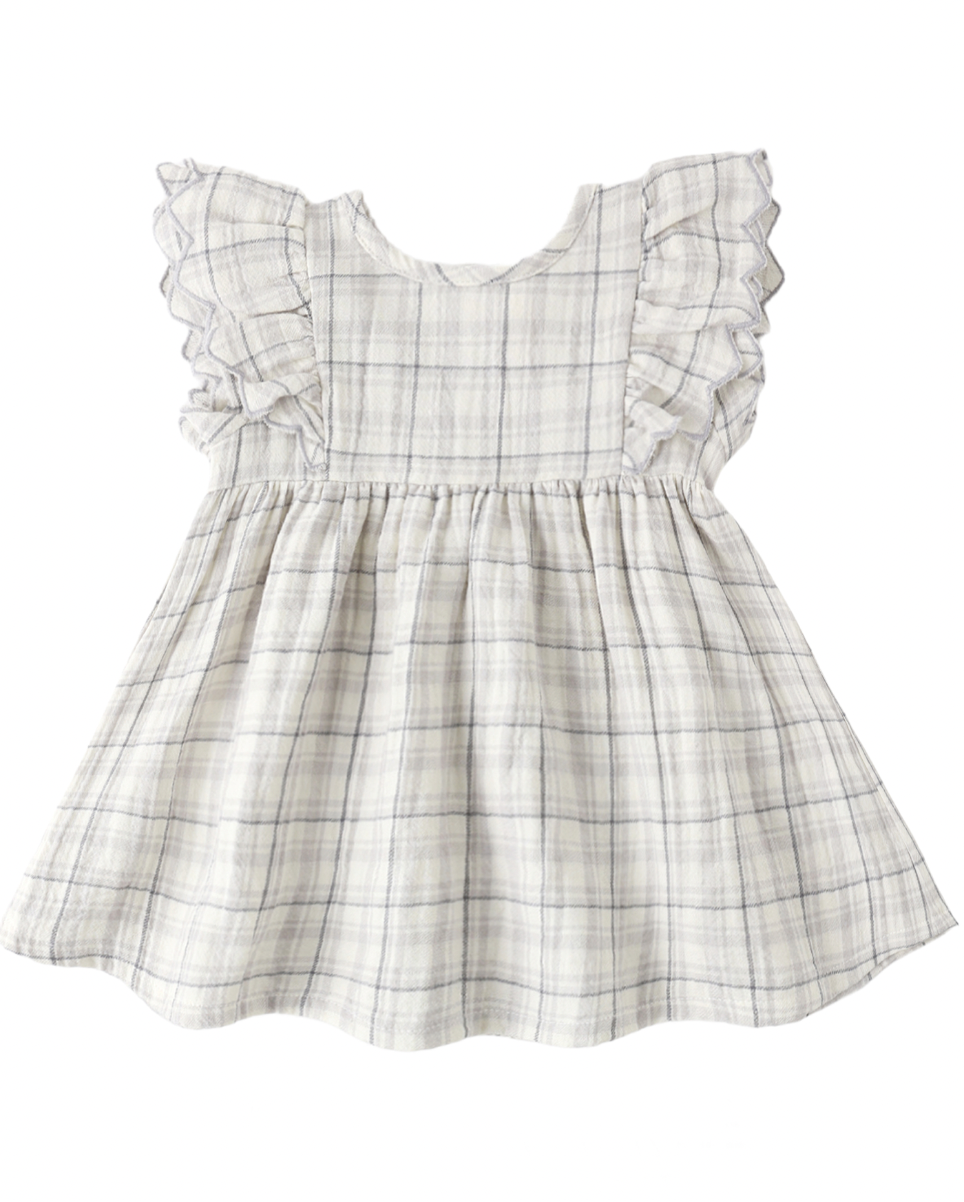 Alina Dress- Blue Plaid