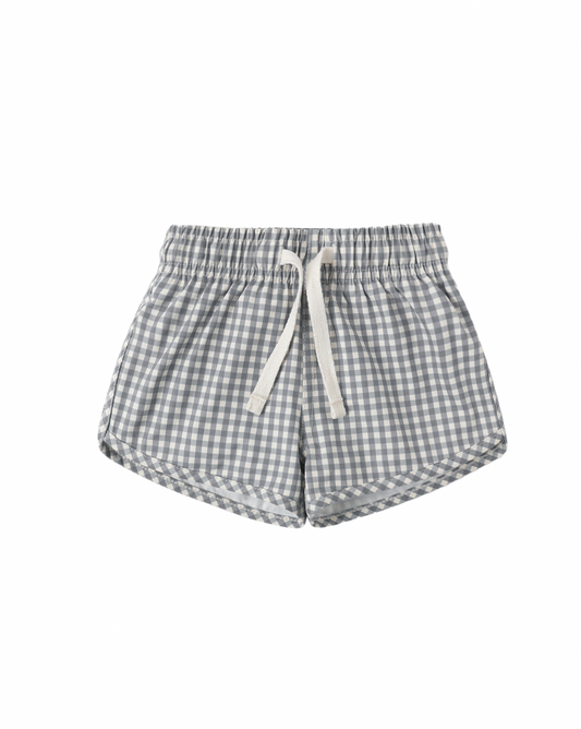 Boys Swim Short- Ocean Gingham