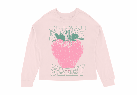 Berry Sweet LS Tee- Pink