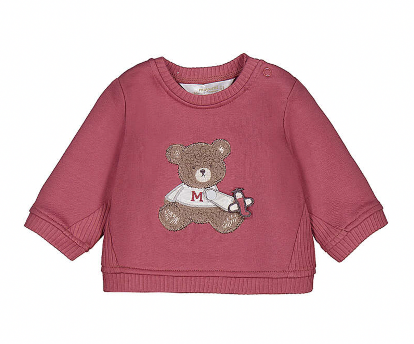 Plum Bear Pullover- 2410