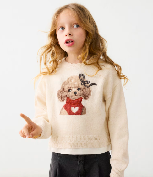 Doggie Sweater- Cream