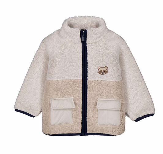 Natural Sherpa Jacket- Raccoon 2429