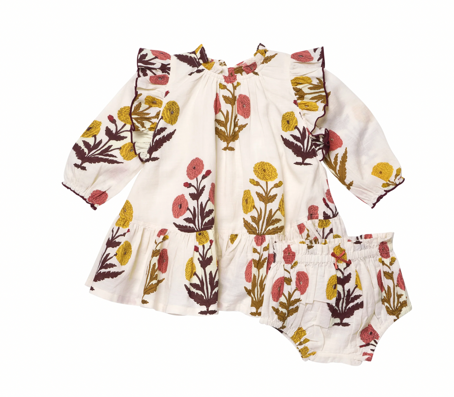 Baby Harper Dress- Harvest Dandelion