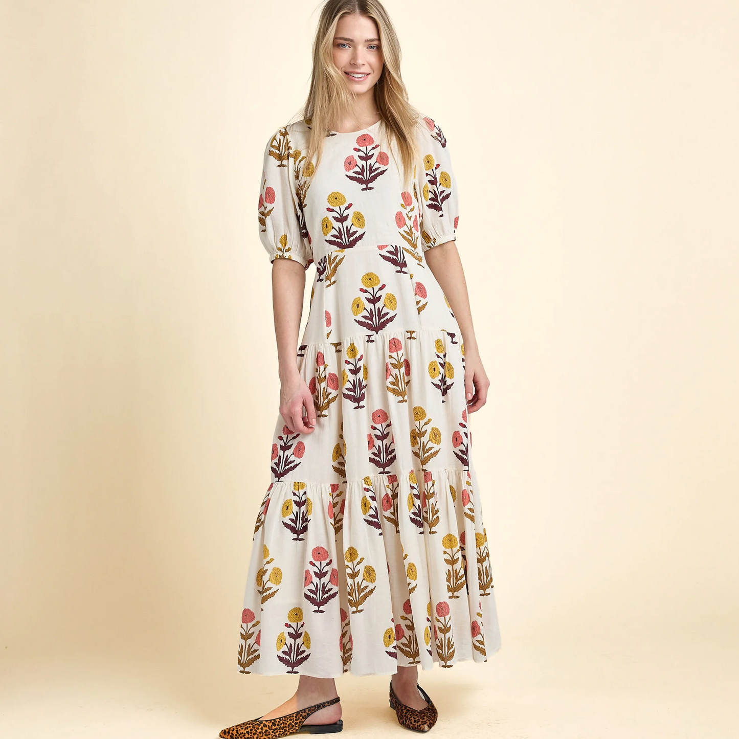 Womens Parker Dress- Harvest Dandelion
