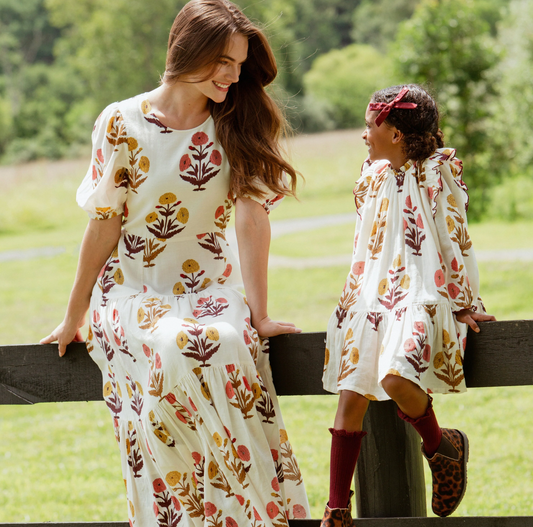 Womens Parker Dress- Harvest Dandelion