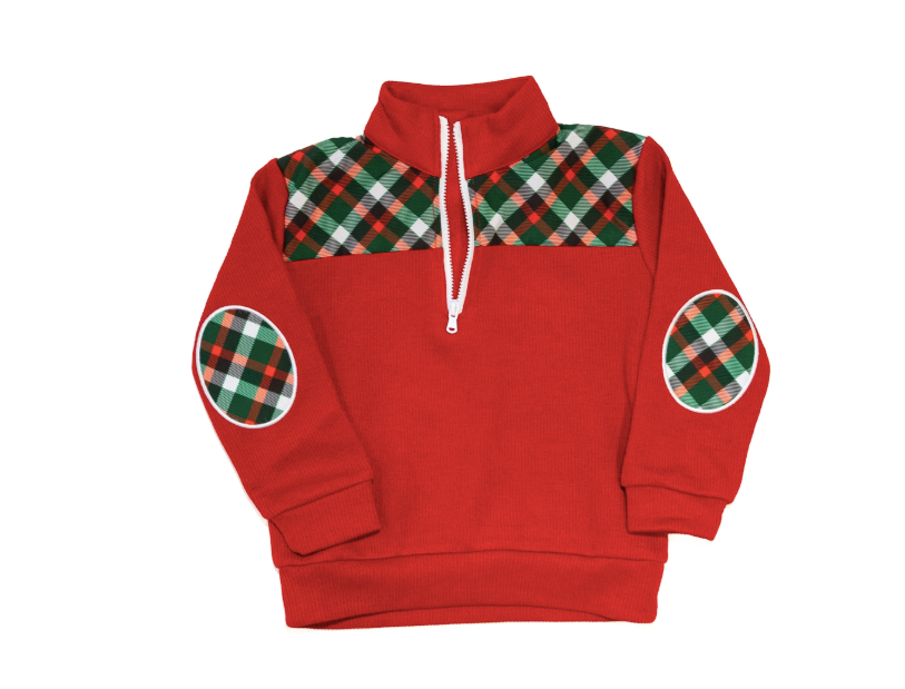 Pullover- Christmas Plaid