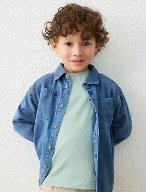 Med LS Denim Shirt