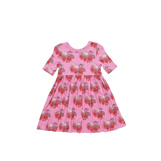 Steph Dress - Pink Wild Strawberries