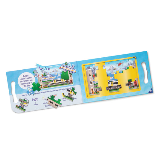 Take along Magnetic Jigsaw Puzzles - Vehicles