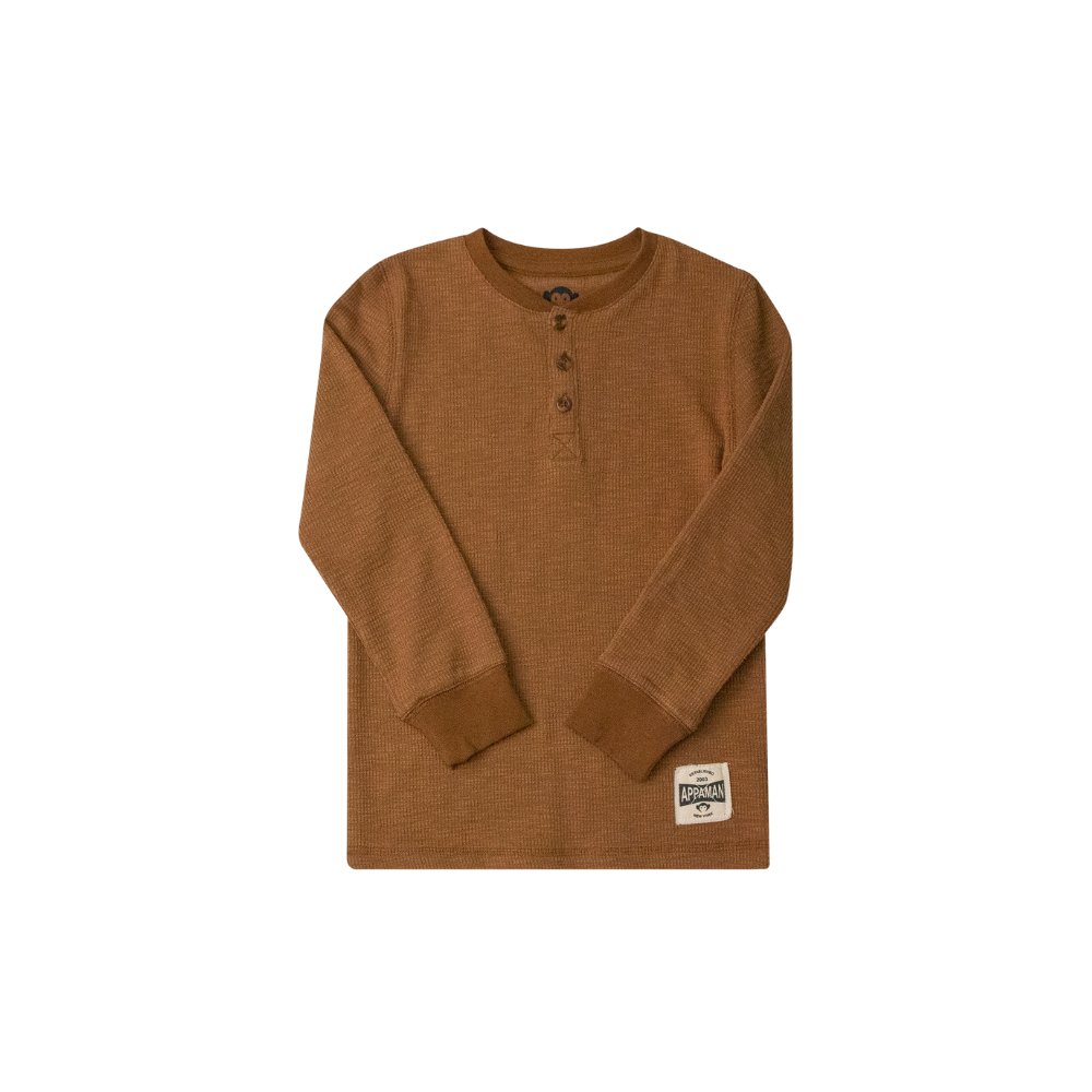 Thermal Henley - British Khaki