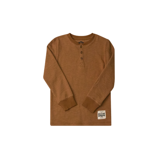 Thermal Henley - British Khaki