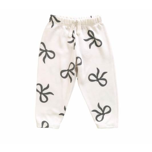 Bow Athletic Pant - White