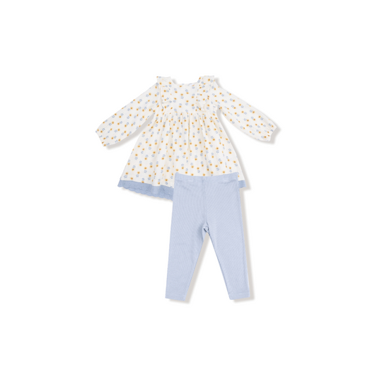 Dress w/Legging - Western Sunflower