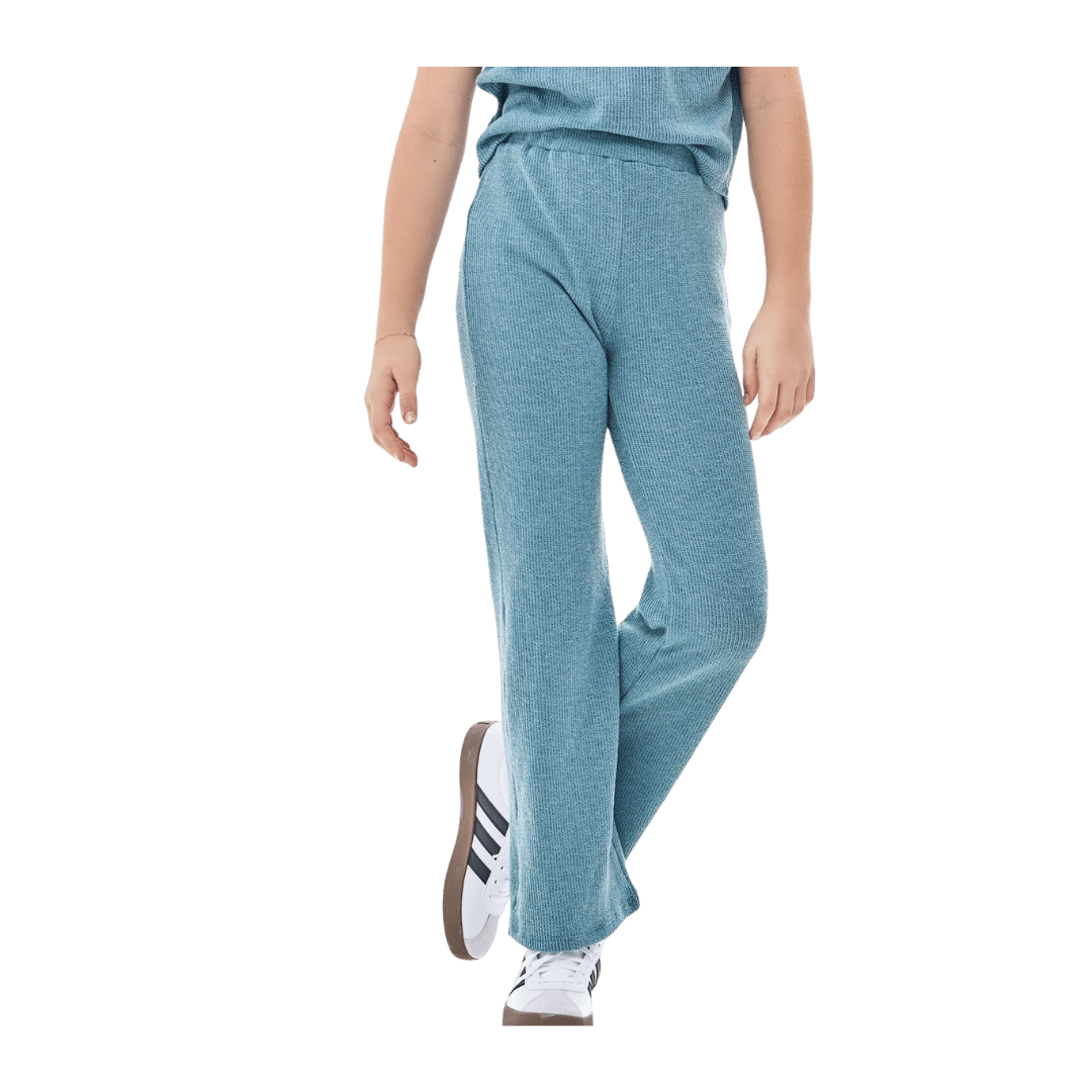 Wide Leg Knit Pants - Jade