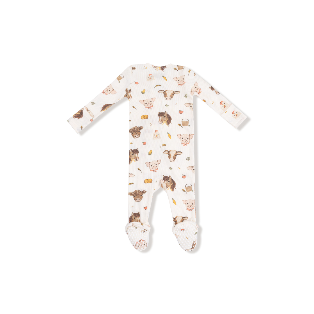 AD Zip Footie - Baby Farm