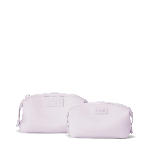 Hunter Toiletry Bag In Washed Lilac - Large