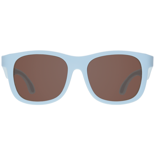 Baby Blue with Amber Lens Navigator Sunglasses