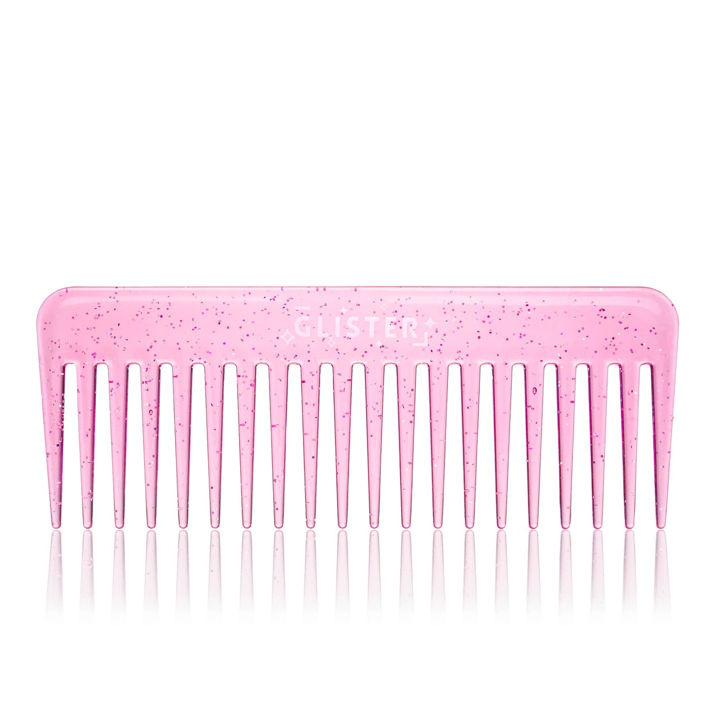 Wide Tooth Detangling Comb - Pink