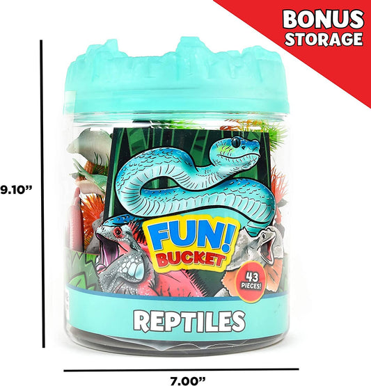 Fun Bucket Reptile Playset