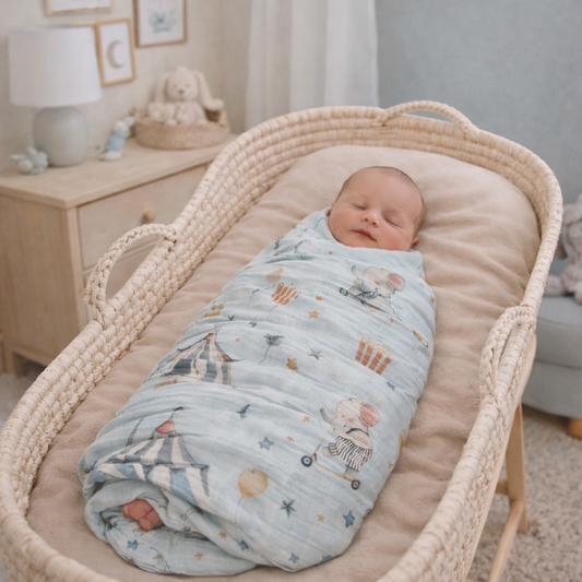 Bamboo Swaddle- Circus