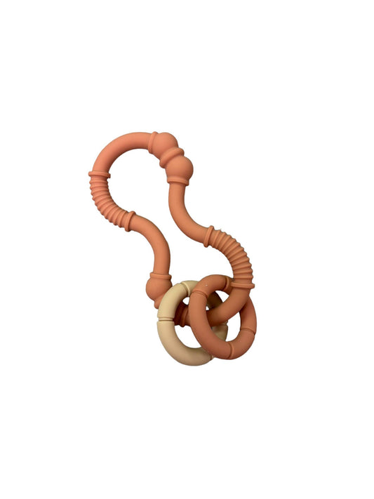 Twist Teether - Rose Dawn