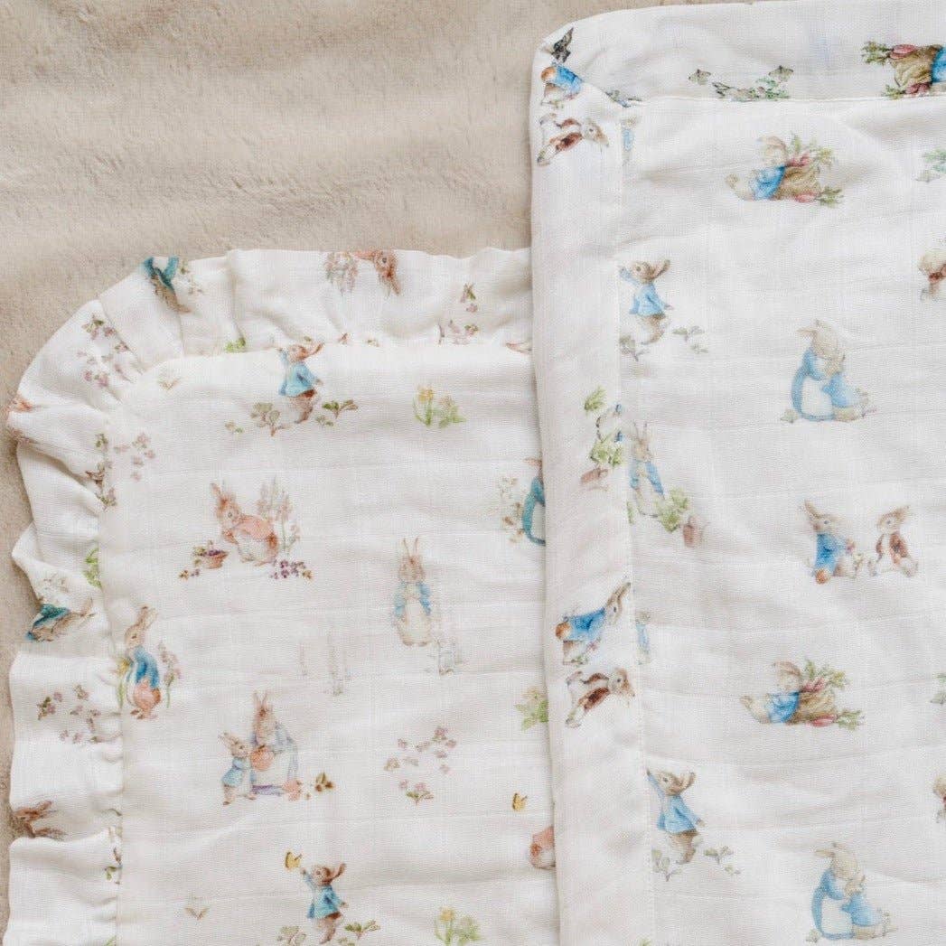 Peter Rabbit Lush Mini Blanket - Girl