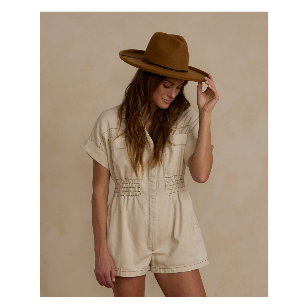 R+C Natural Utility Romper - Adult Small